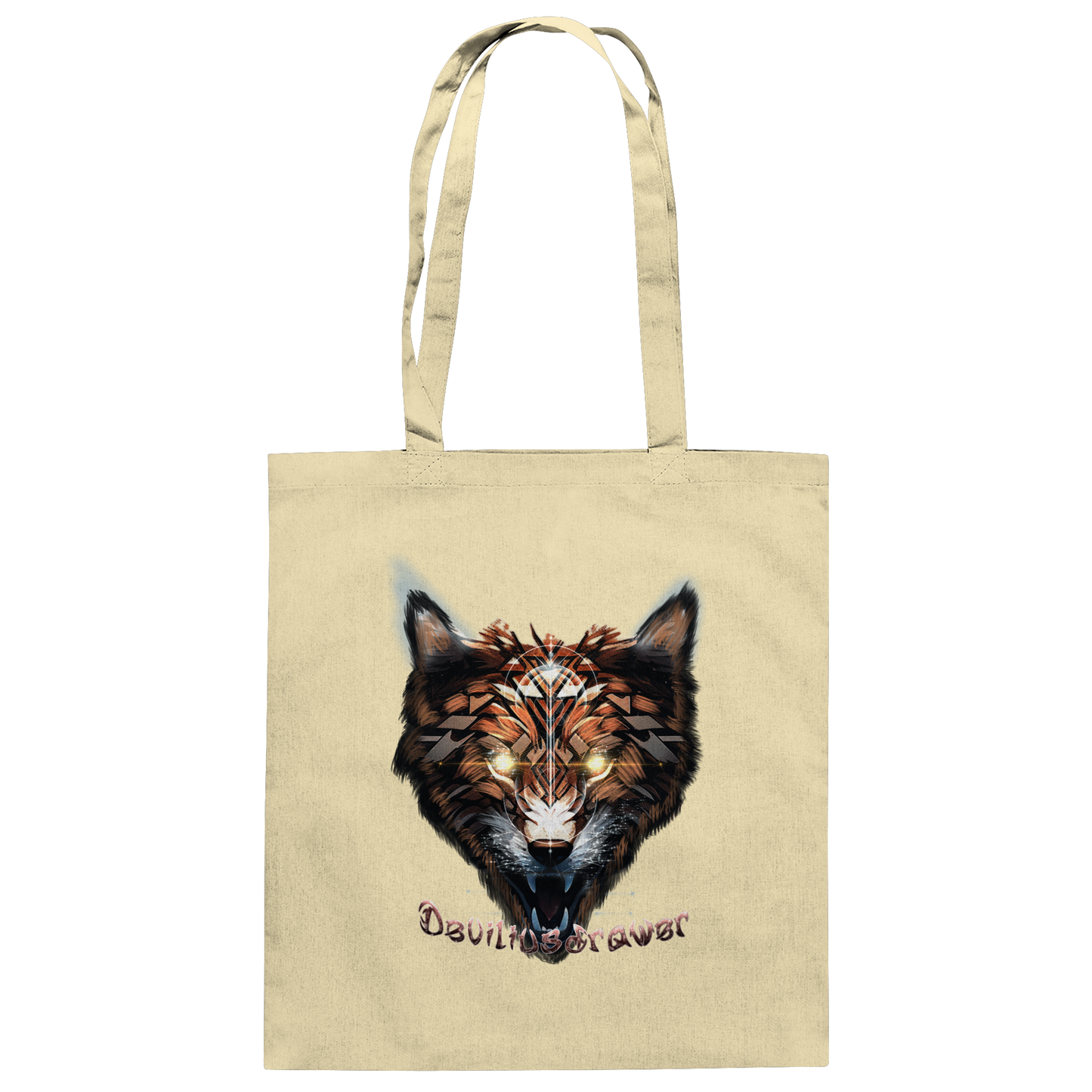 Deviliusdrawer Foxwolf - Baumwolltasche