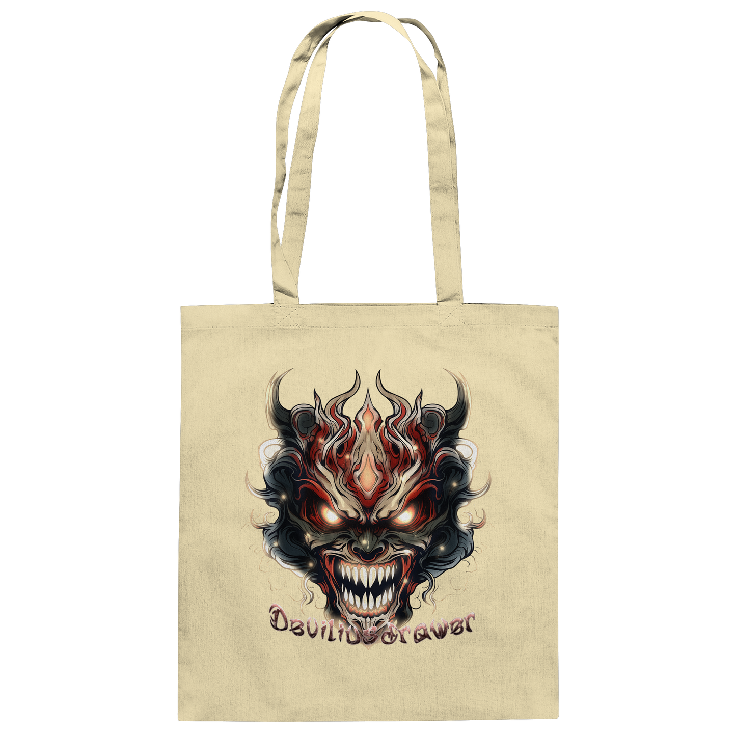 Deviliusdrawer Evil Vamp Mask - Baumwolltasche