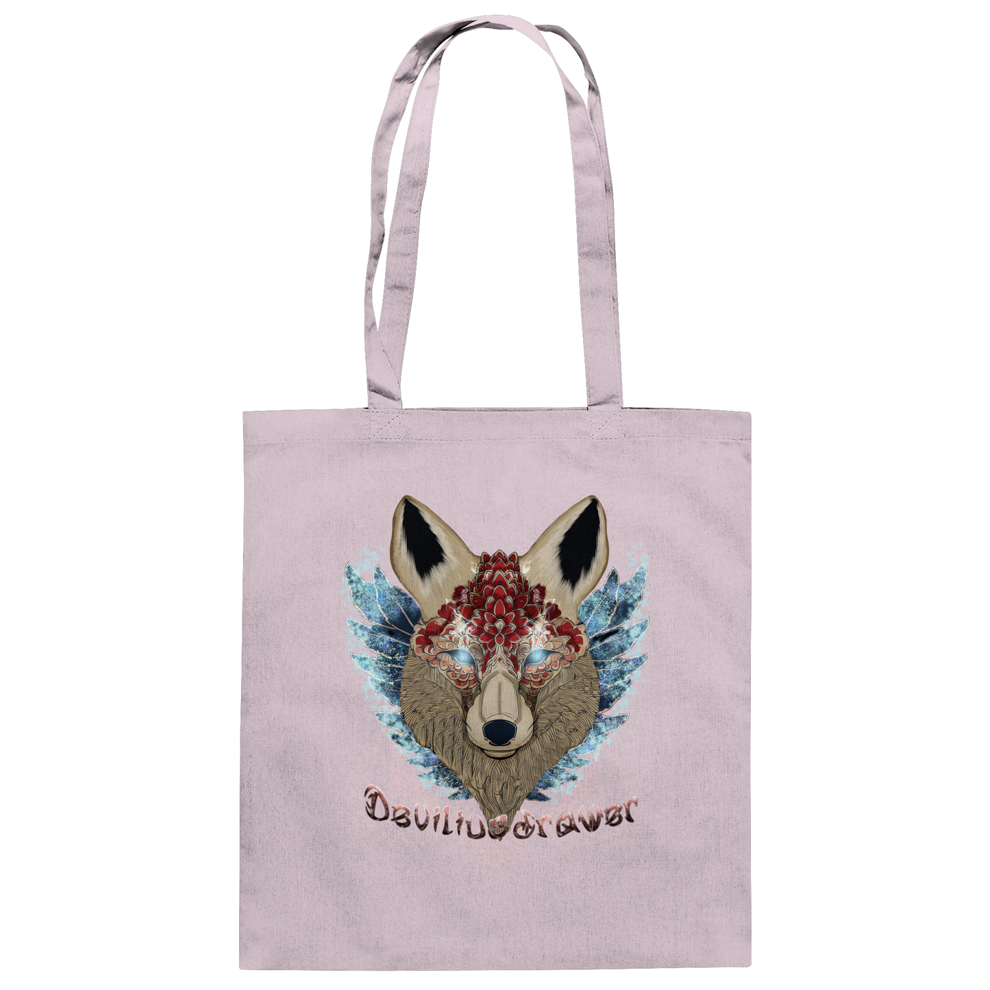 Deviliusdrawer Diamond Kitsune - Baumwolltasche