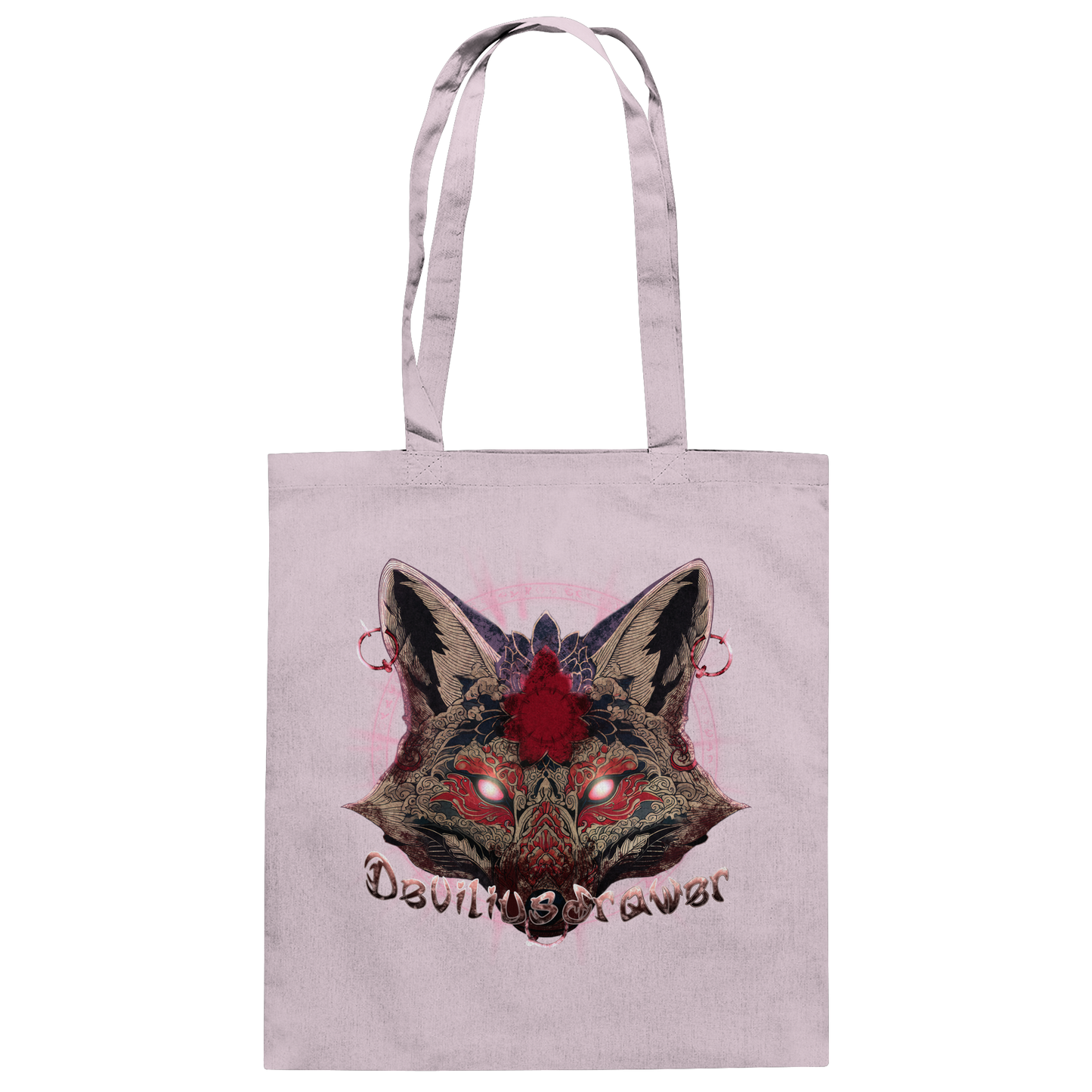 Deviliusdrawer Demon Kitsune - Baumwolltasche