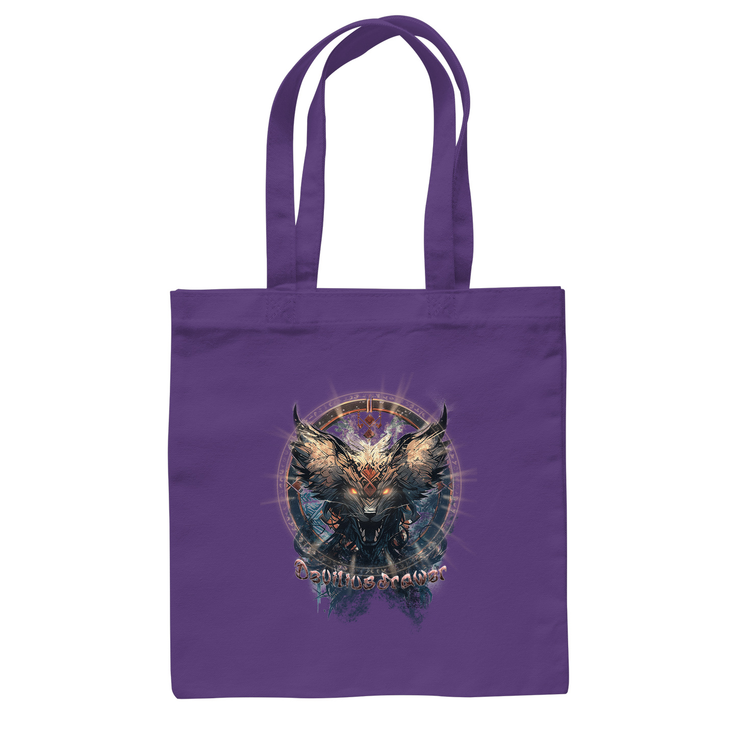 Deviliusdrawer Dark Magic Wolf - Baumwolltasche