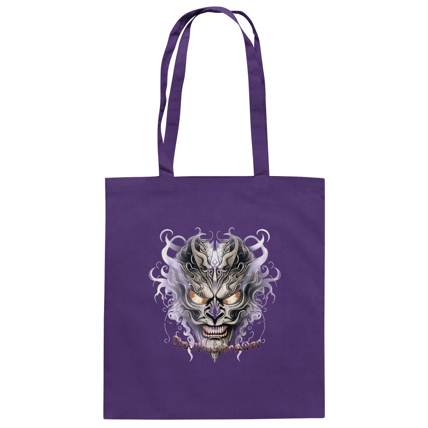Deviliusdrawer Demon Mask Violet - Baumwolltasche