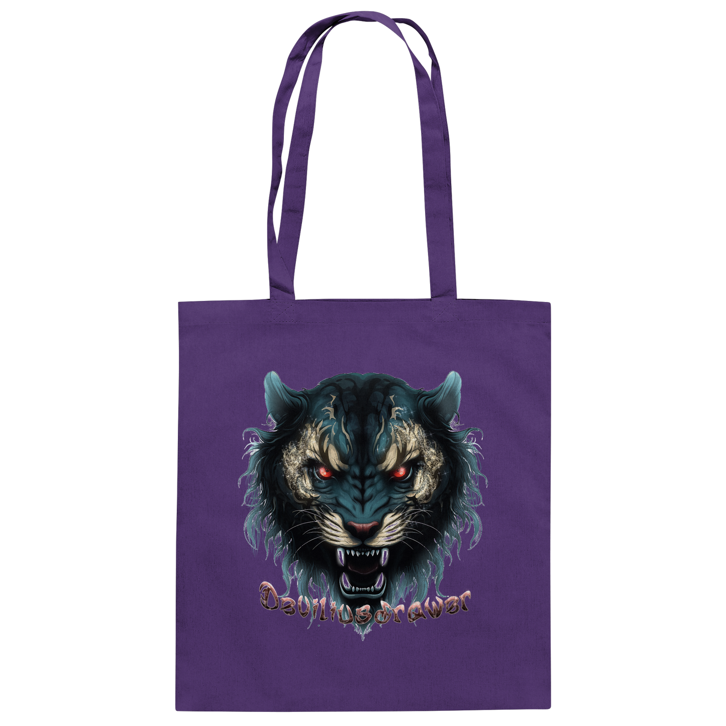 Deviliusdrawer Tigercat - Baumwolltasche