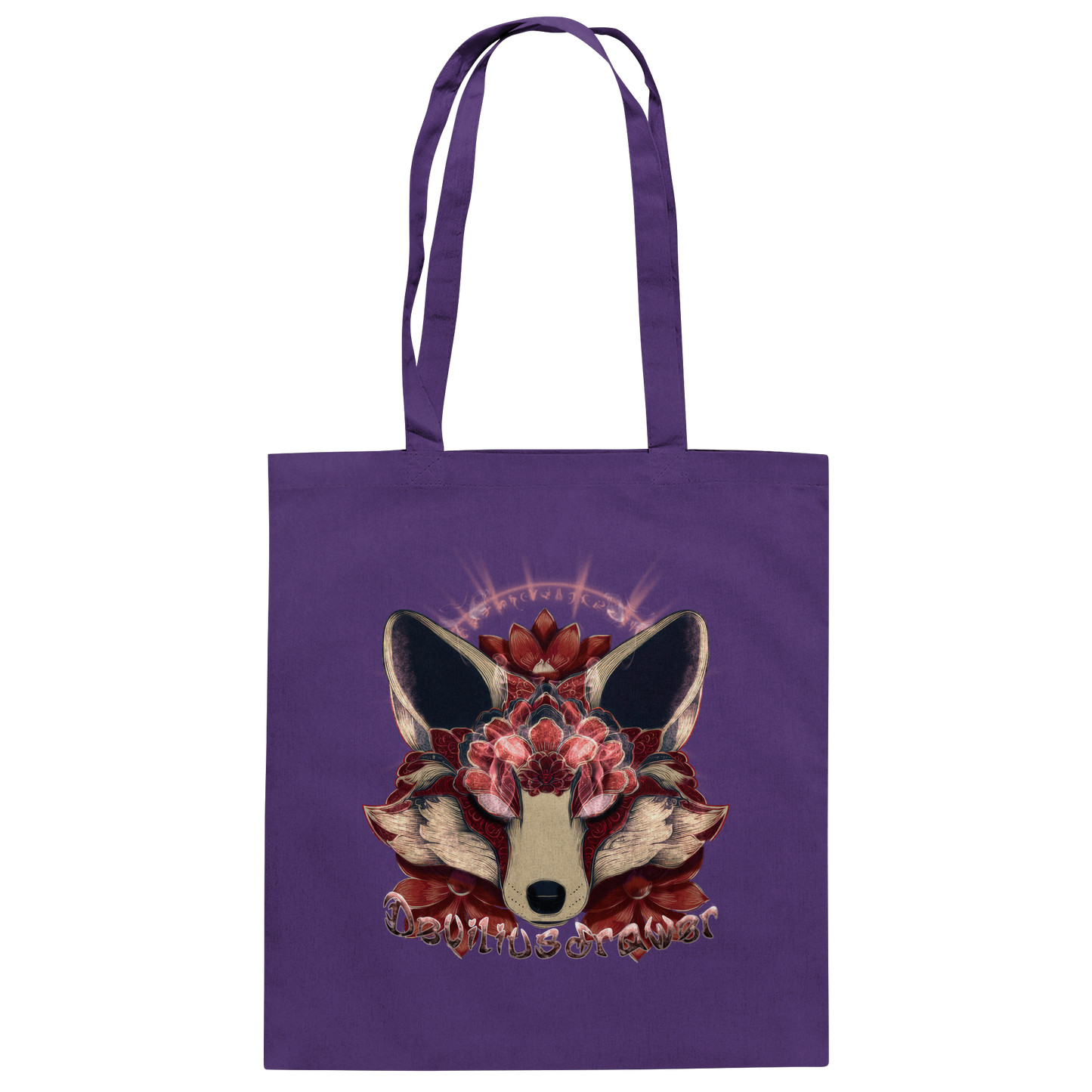 Deviliusdrawer Fire Kitsune - Baumwolltasche