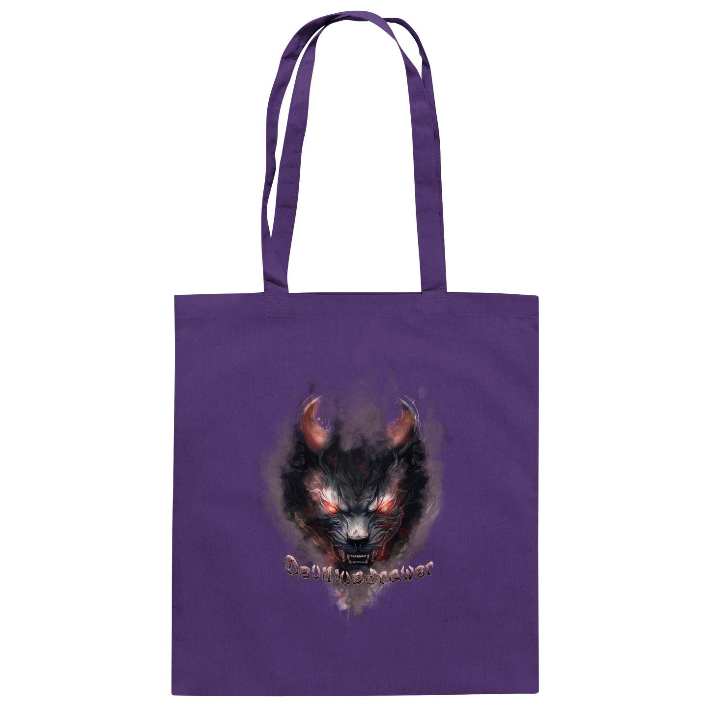 Deviliusdrawer Red Smoked Cat - Baumwolltasche