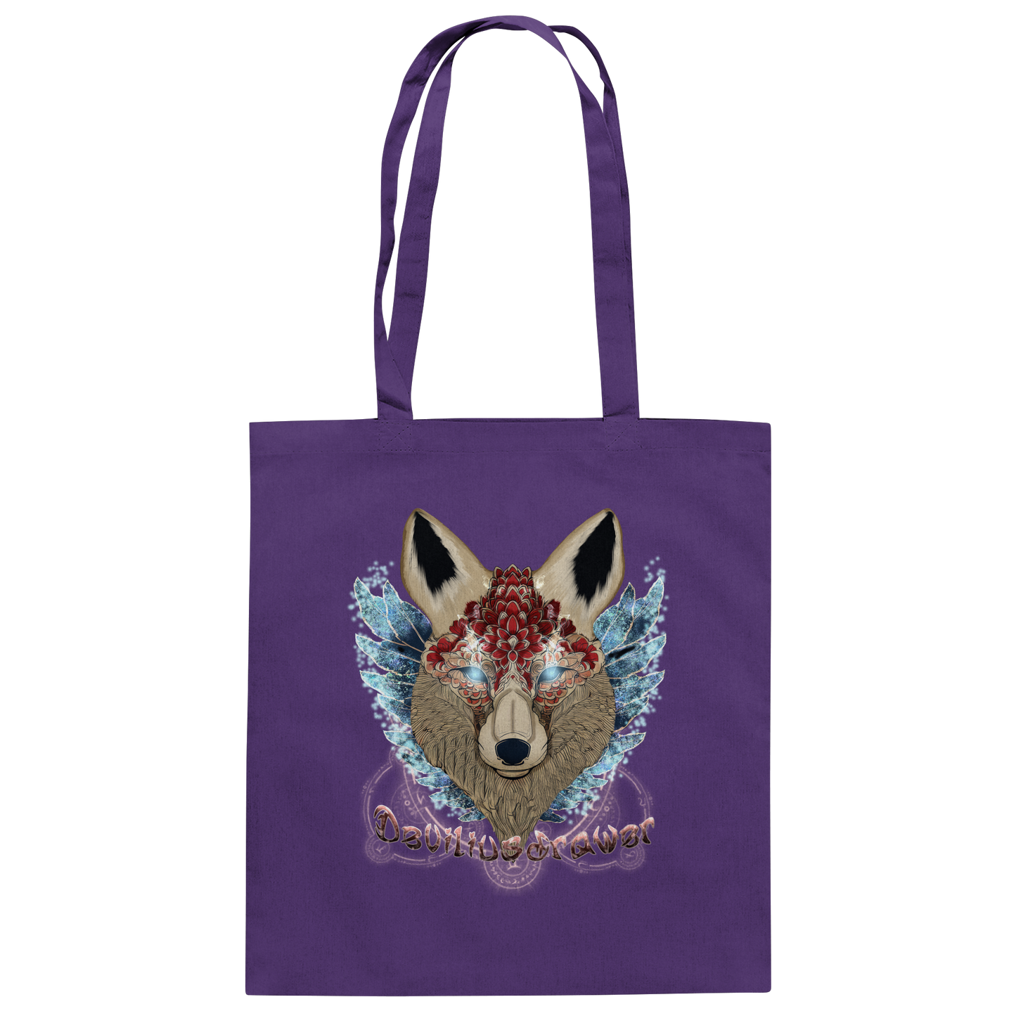 Deviliusdrawer Diamond Kitsune - Baumwolltasche
