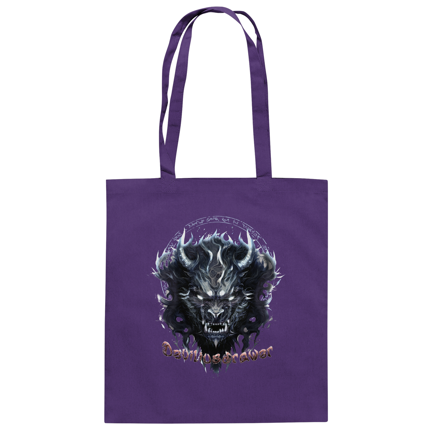 Deviliusdrawer Dark Wolf Mask - Baumwolltasche