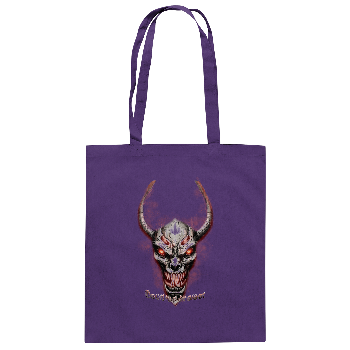 Deviliusdrawer Red Eyed Skeleton - Baumwolltasche