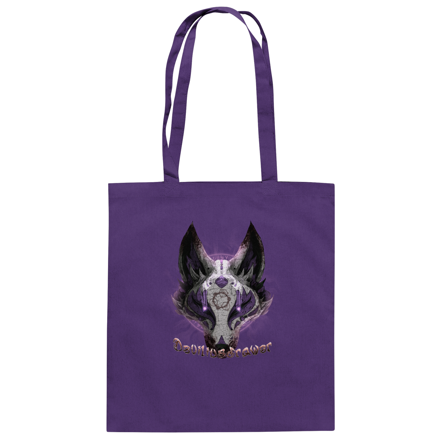 Deviliusdrawer Dark Kitsune - Baumwolltasche