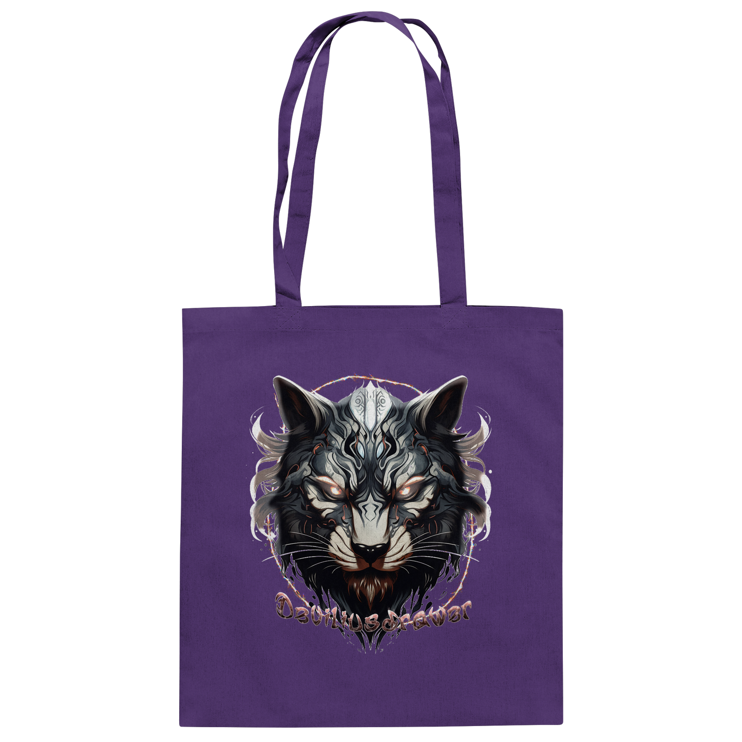 Deviliusdrawer Wolfcat - Baumwolltasche