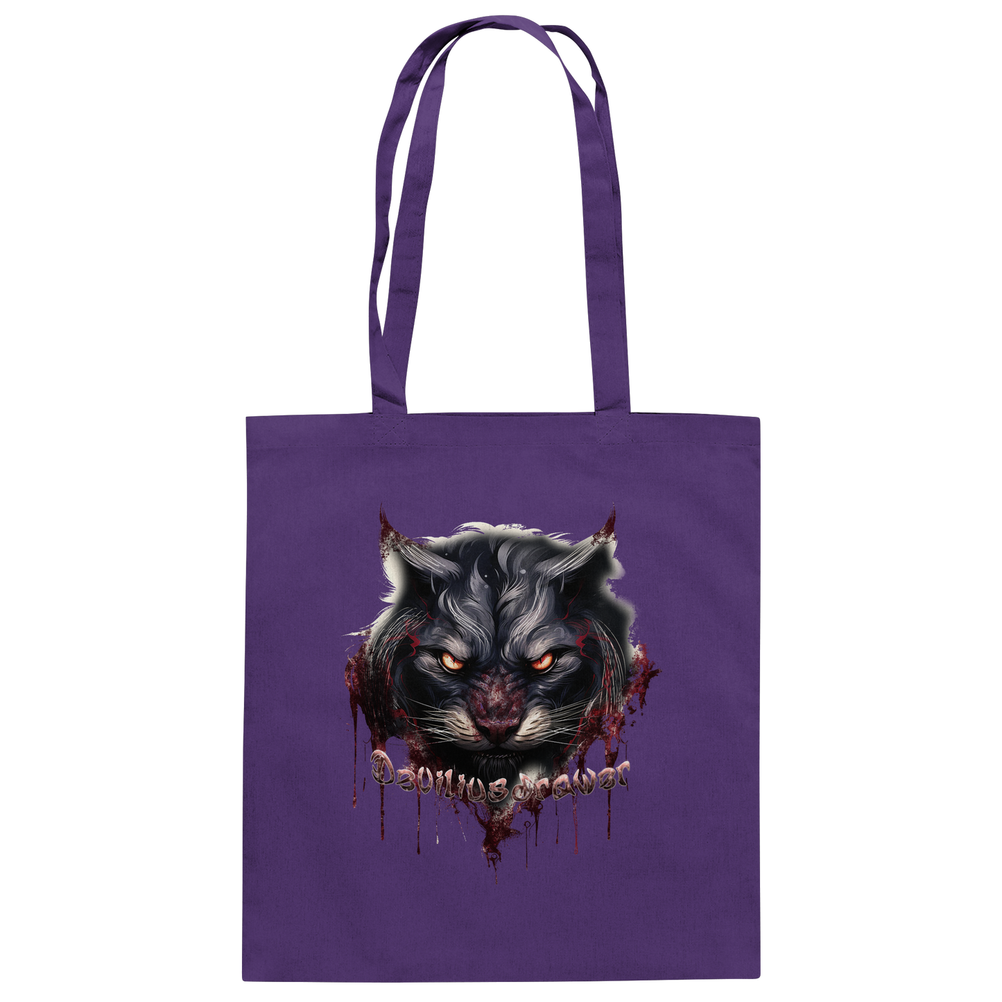 Deviliusdrawer Badass Cat - Baumwolltasche