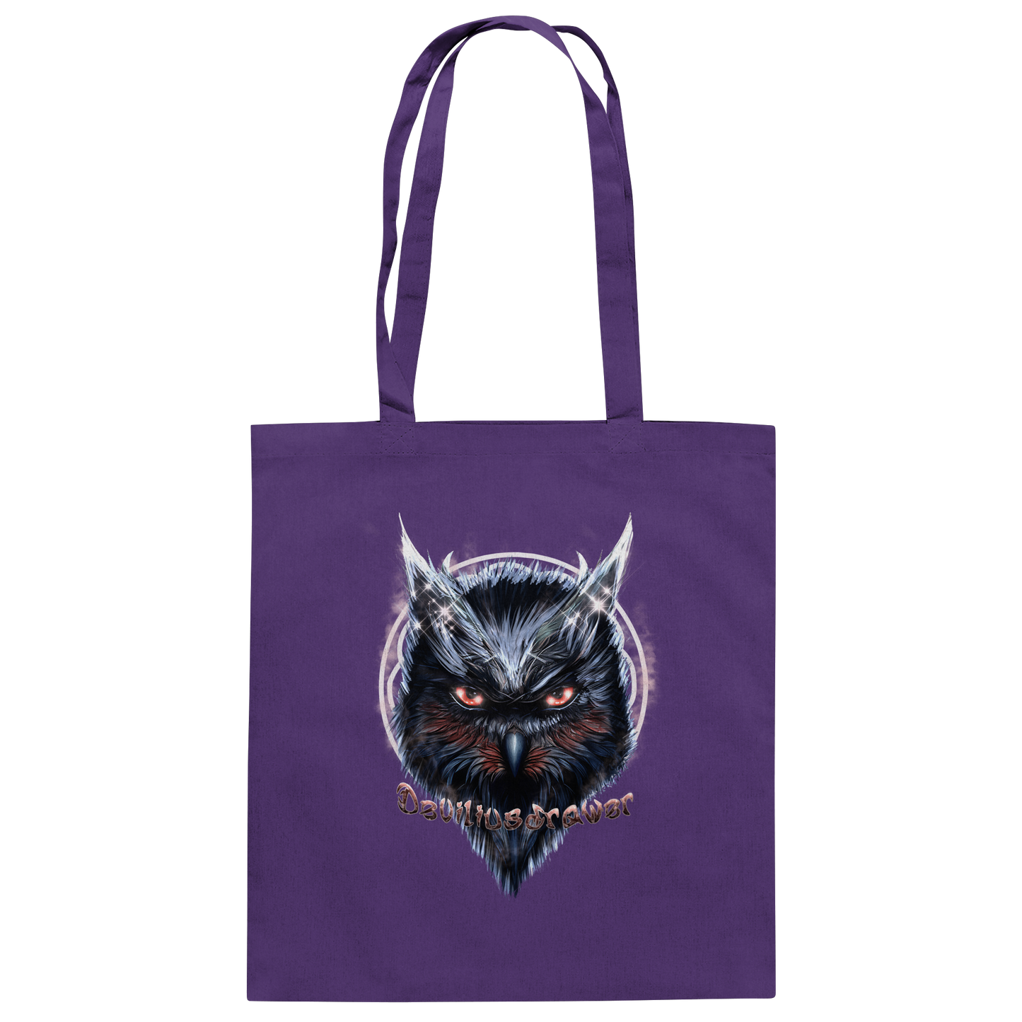 Deviliusdrawer Fire Owl - Baumwolltasche