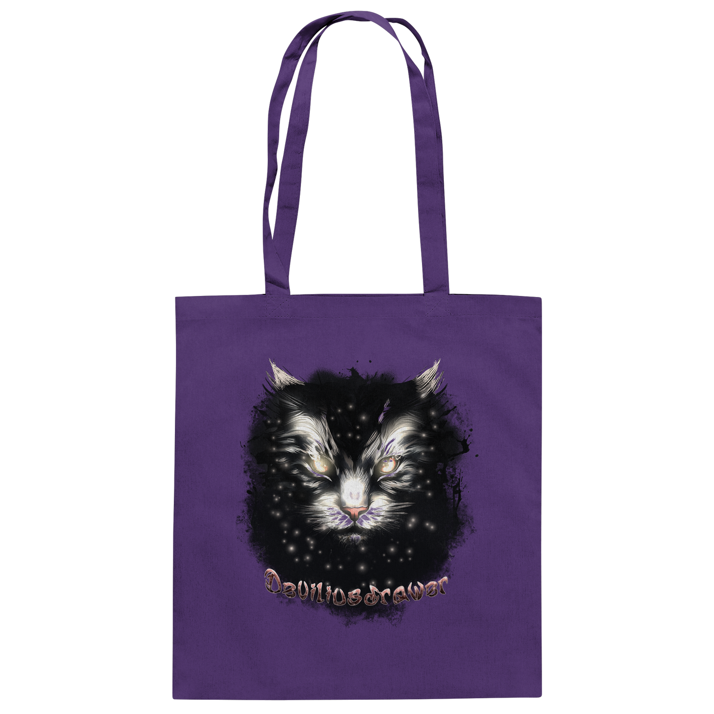 Deviliusdrawer Star Cat - Baumwolltasche