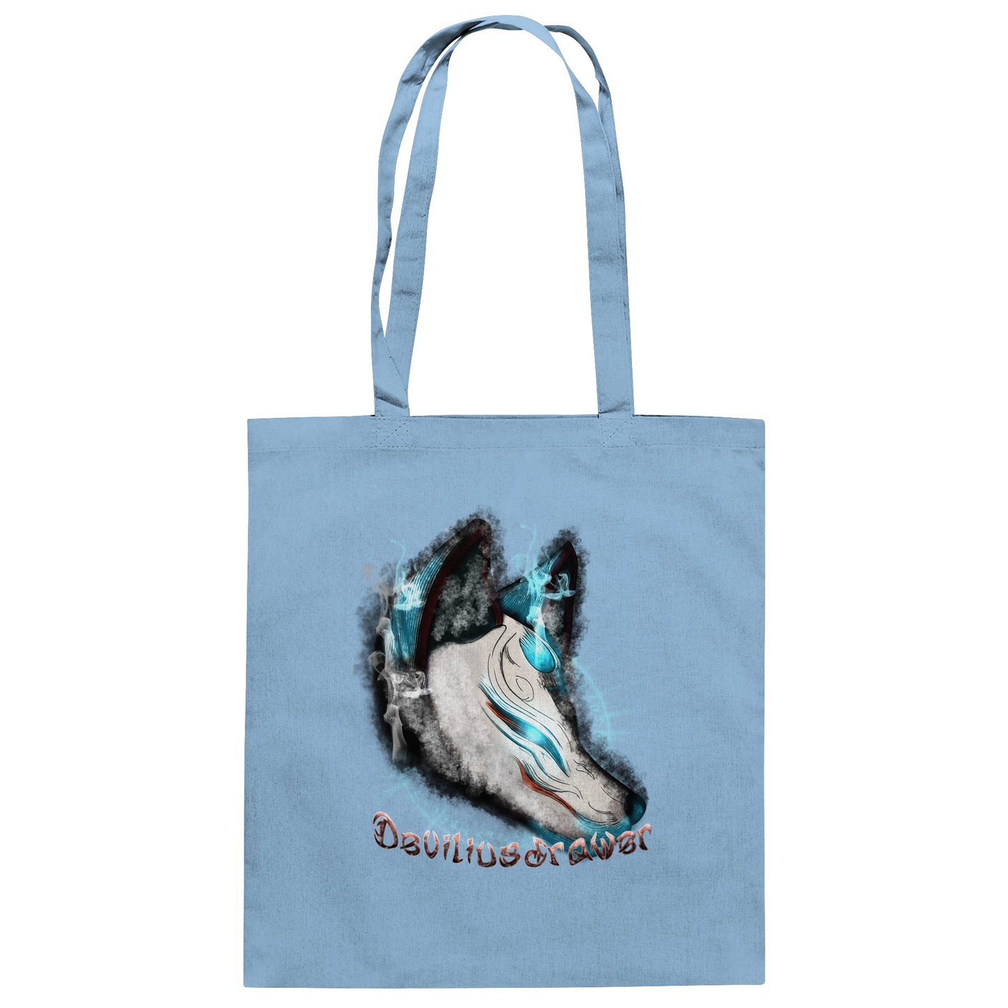 Deviliusdrawer Darkness Kitsune - Baumwolltasche