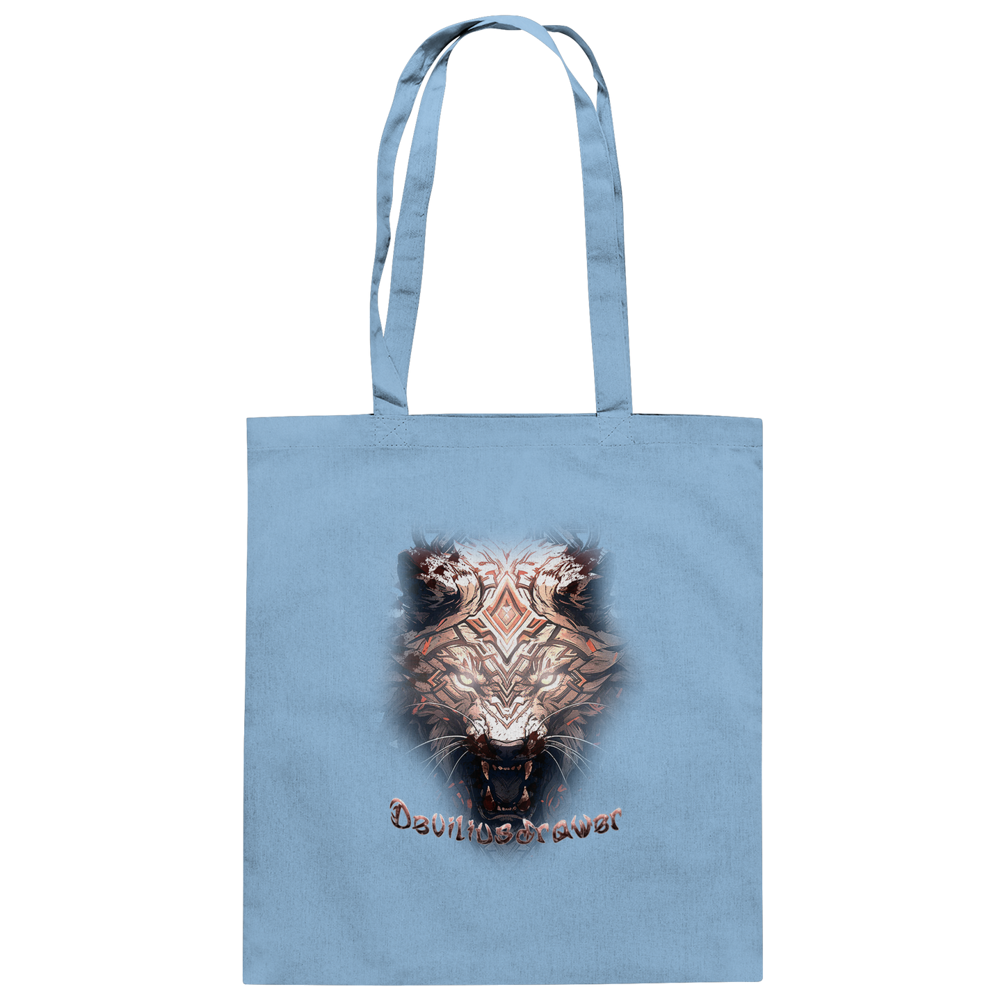 Deviliusdrawer Gold Metal Tiger - Baumwolltasche