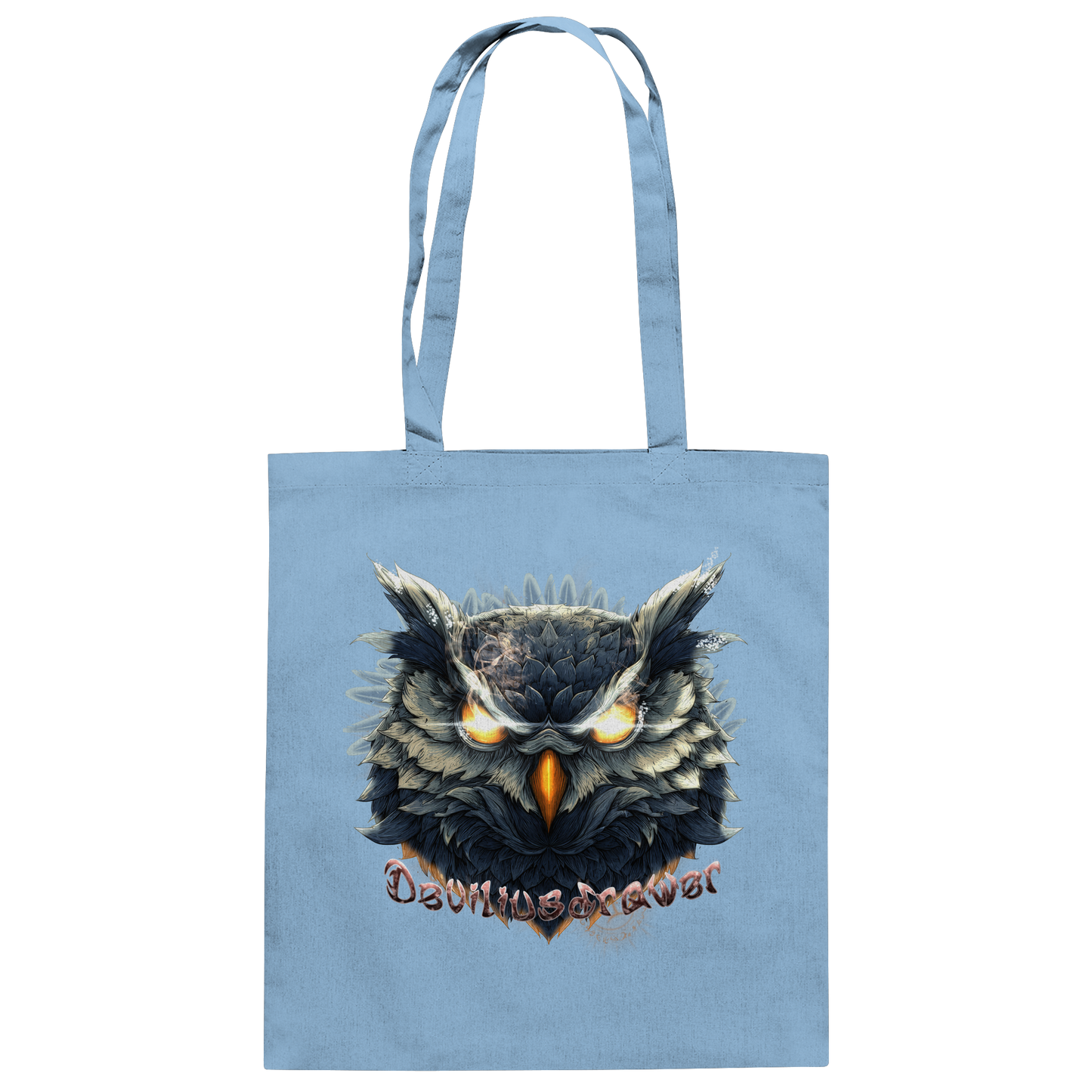 Deviliusdrawer Dark Fire Owl - Baumwolltasche