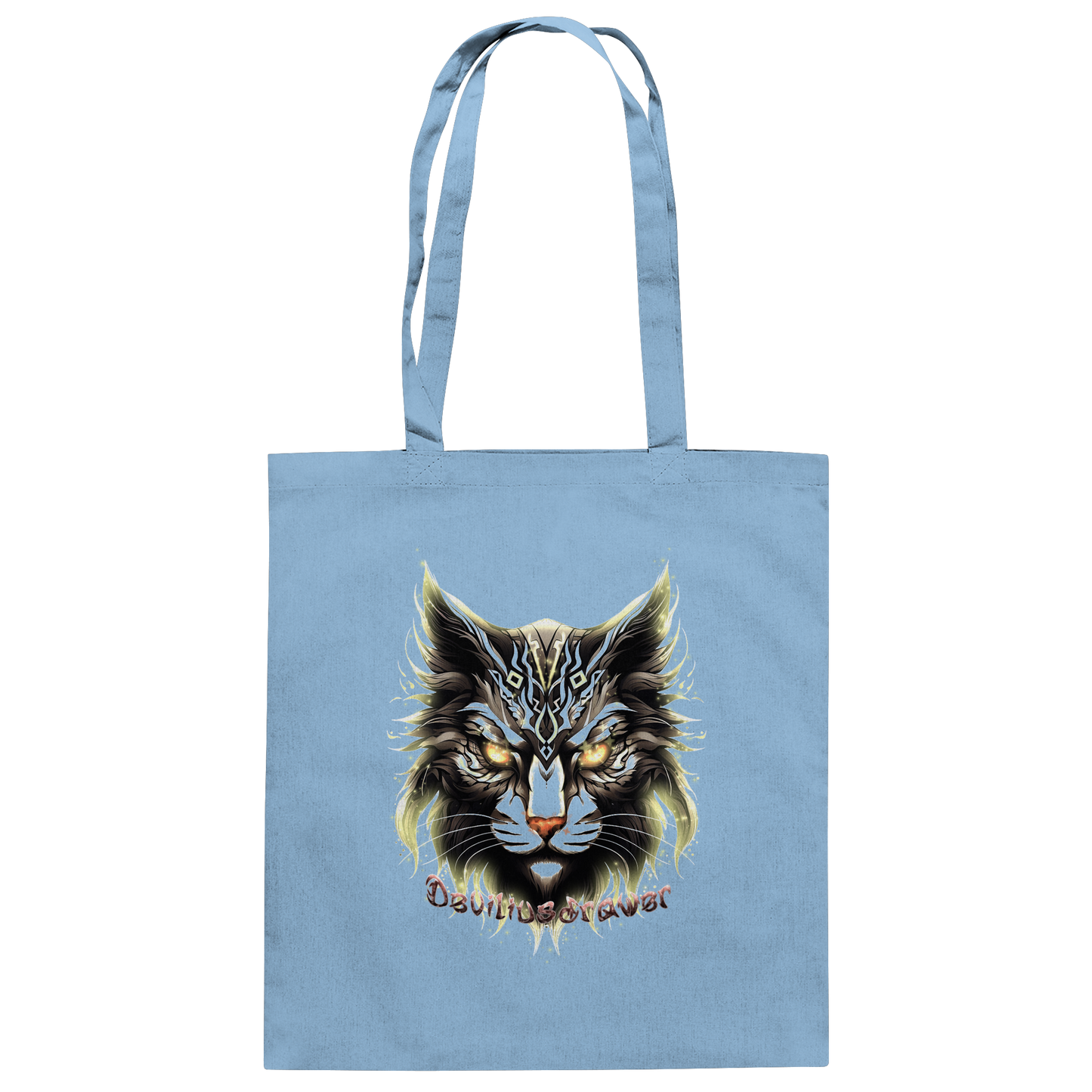 Deviliusdrawer Golden Cat - Baumwolltasche