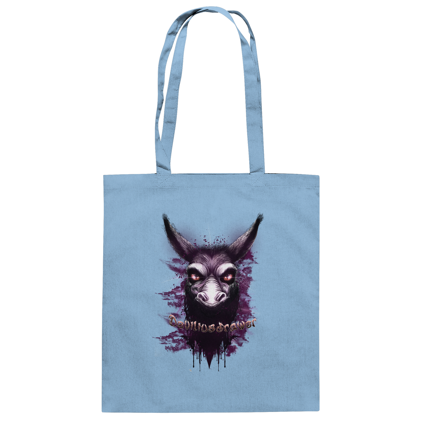 Deviliusdrawer Purple Donkey - Baumwolltasche