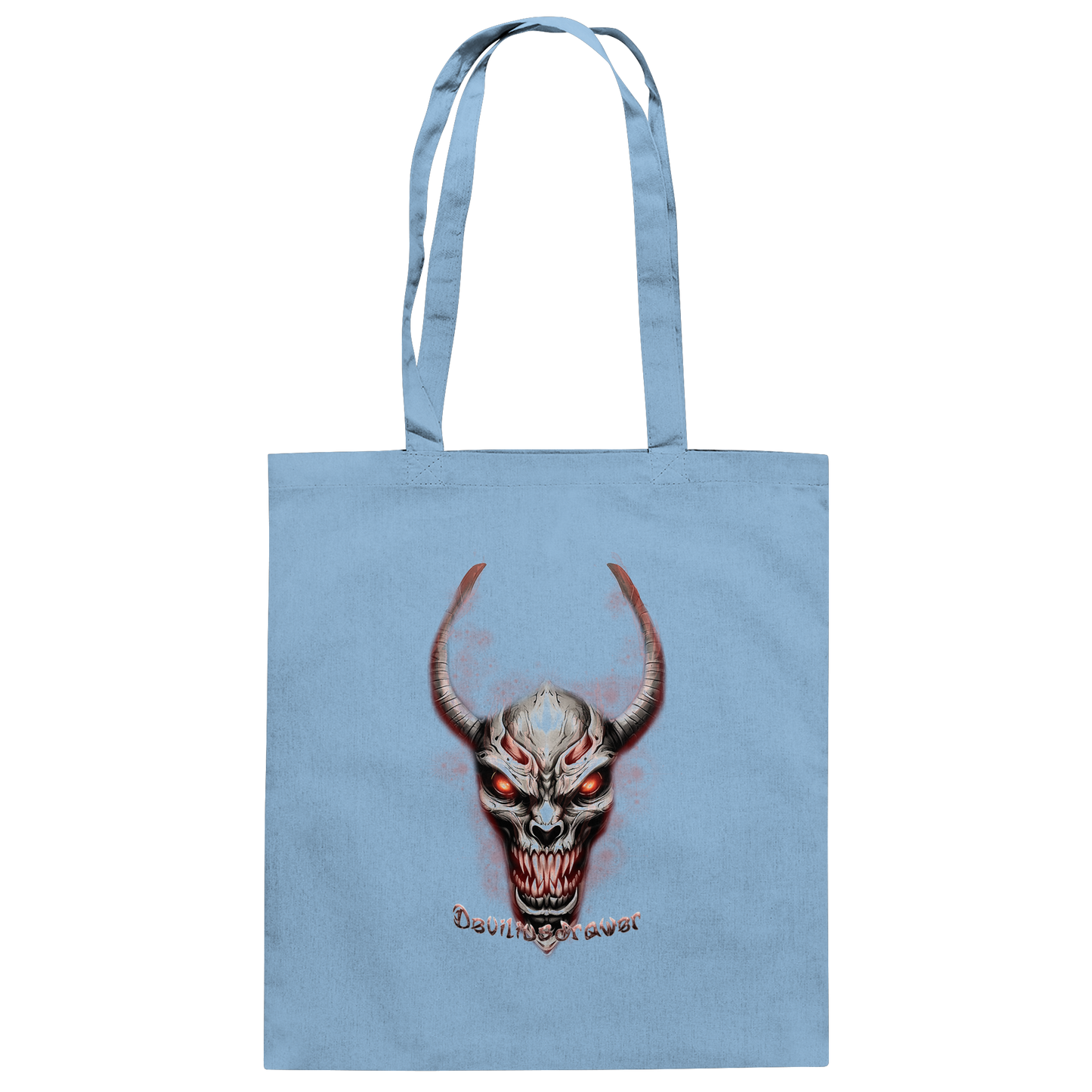 Deviliusdrawer Red Eyed Skeleton - Baumwolltasche