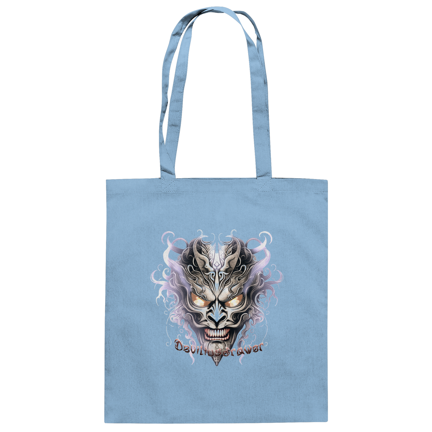 Deviliusdrawer Demon Mask Violet - Baumwolltasche