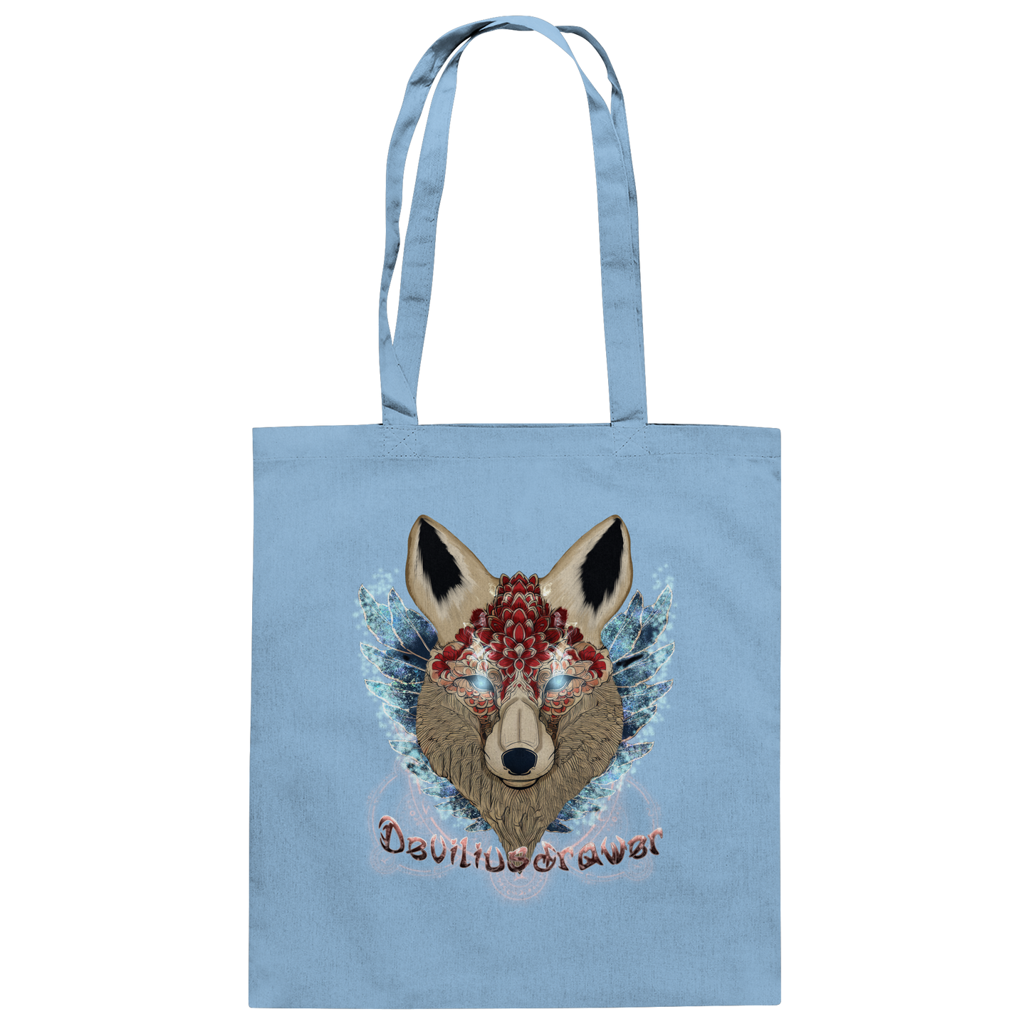 Deviliusdrawer Diamond Kitsune - Baumwolltasche