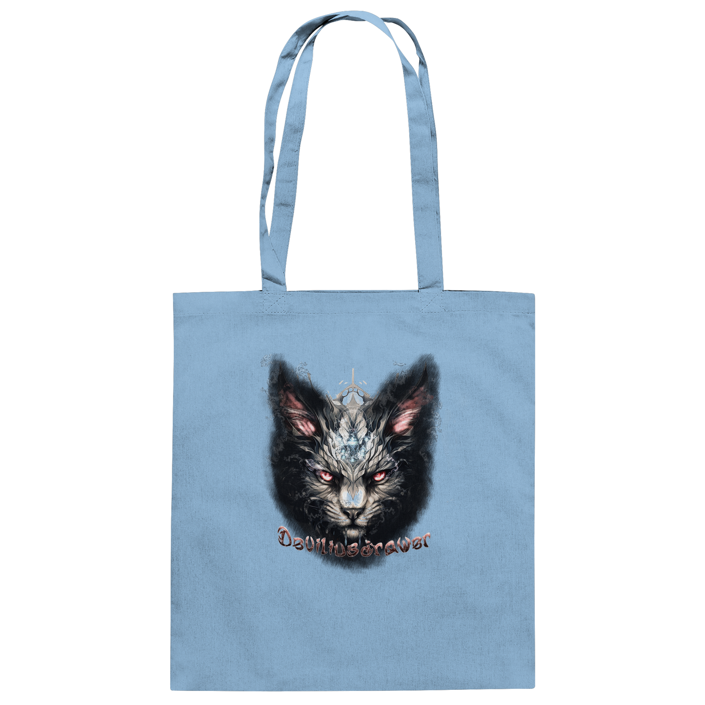 Deviliusdrawer Myshtical Redeyed Cat - Baumwolltasche