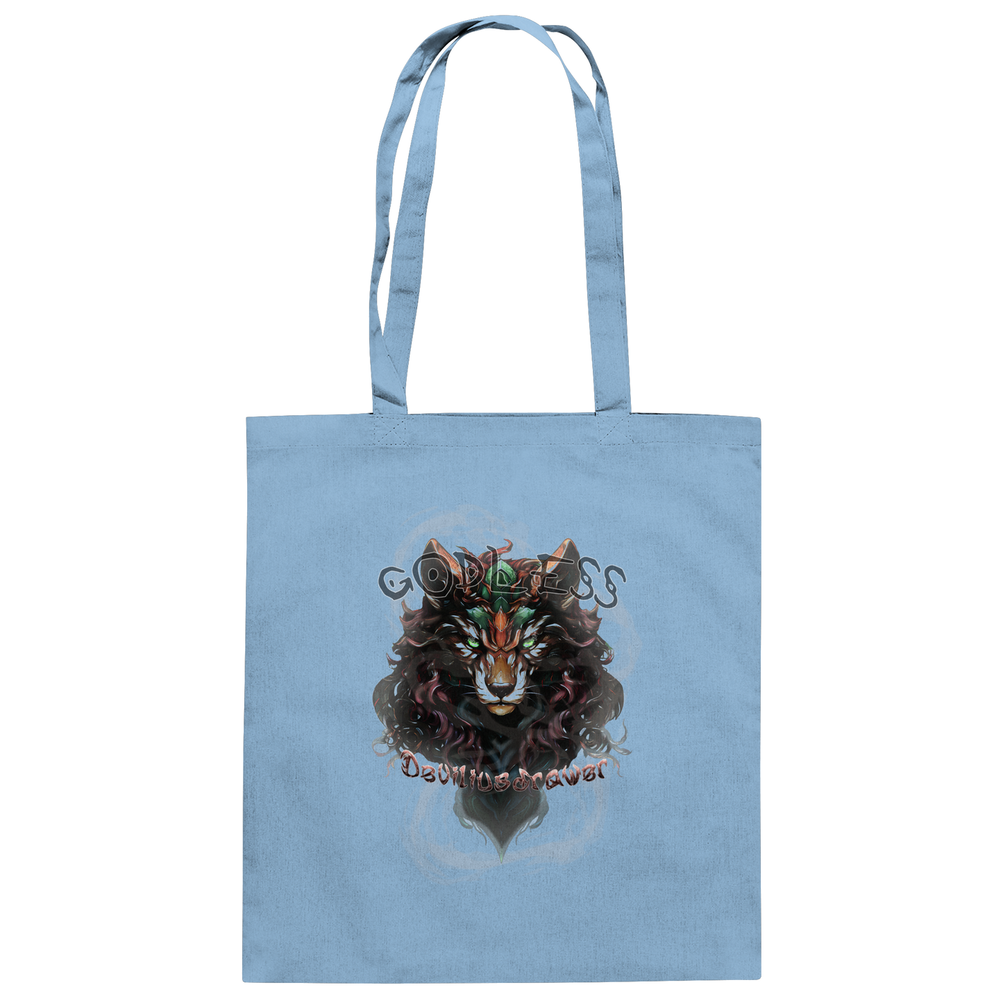 Deviliusdrawer Godless Wolf - Baumwolltasche