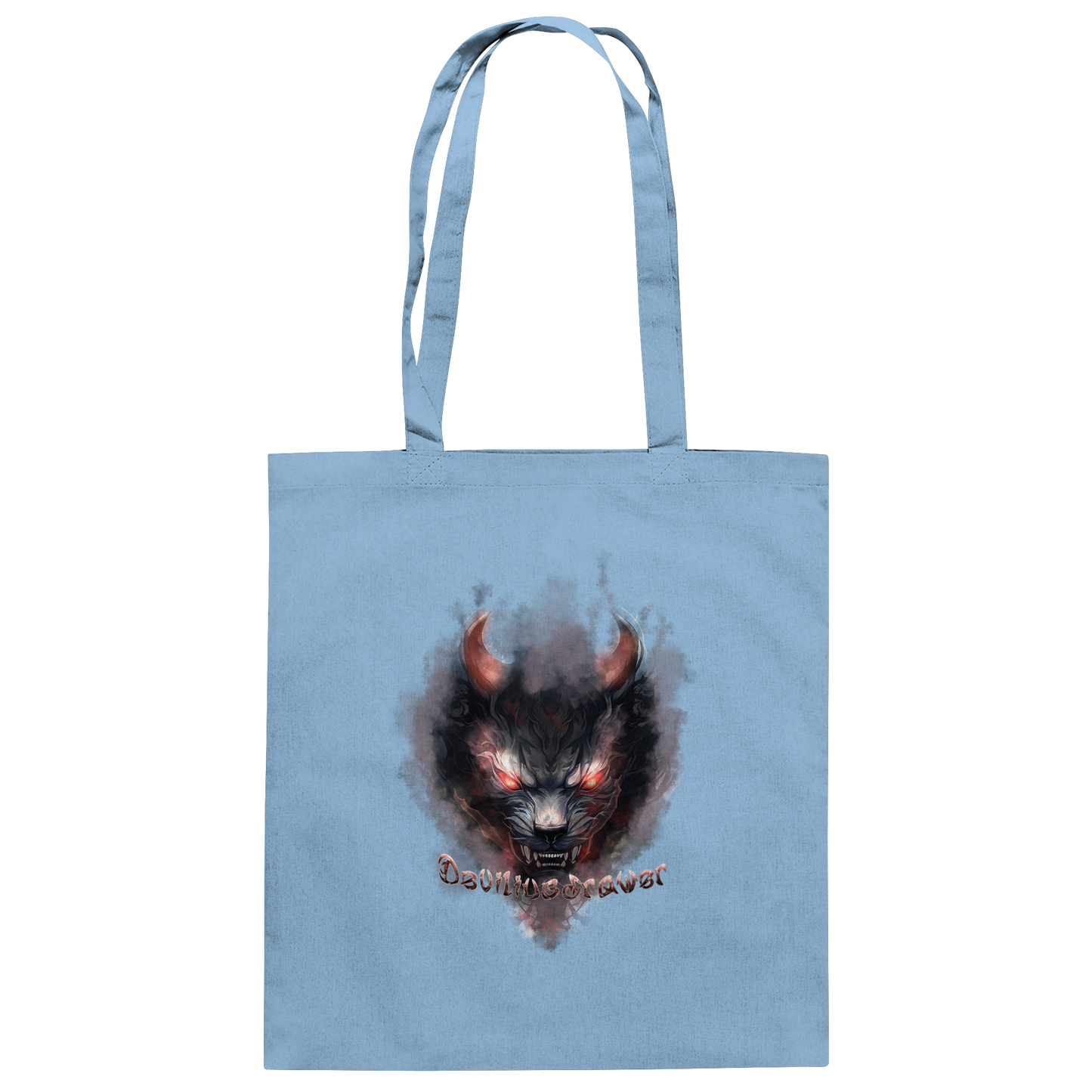 Deviliusdrawer Red Smoked Cat - Baumwolltasche
