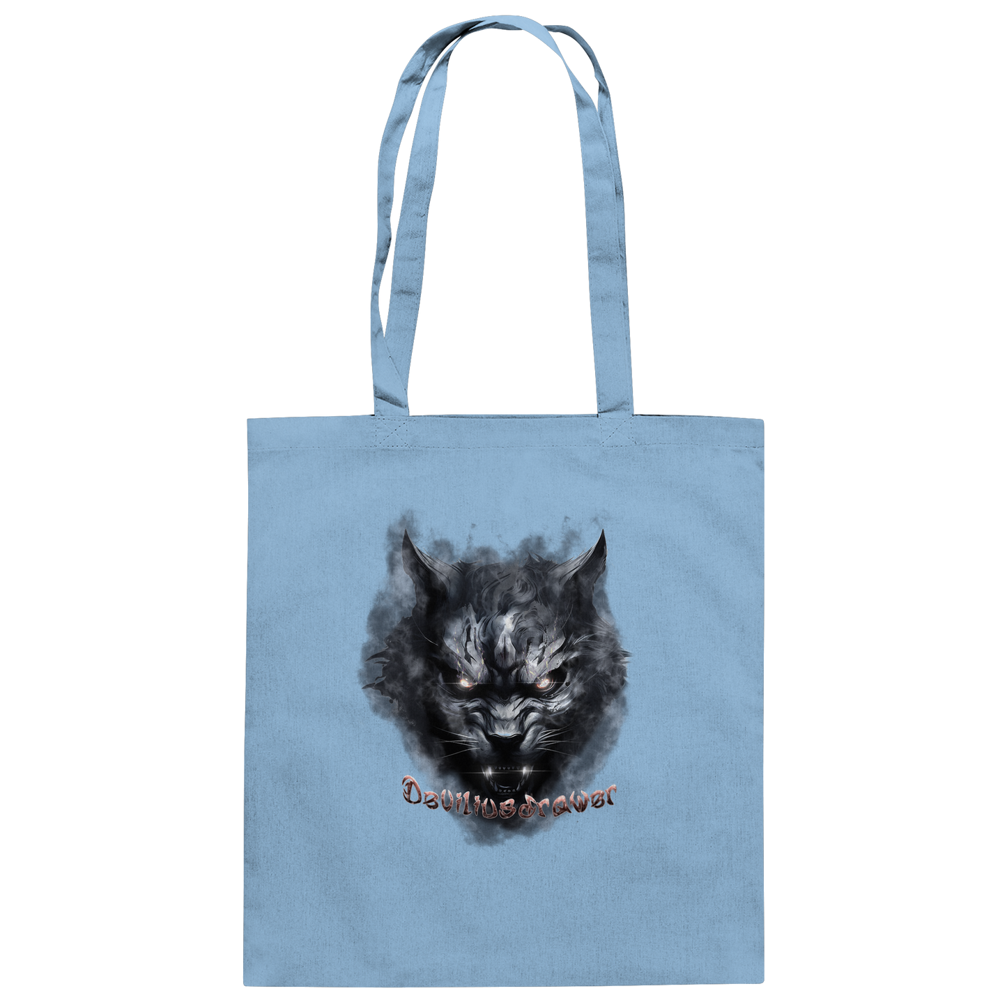 Deviliusdrawer Dark Beast Tiger  - Baumwolltasche
