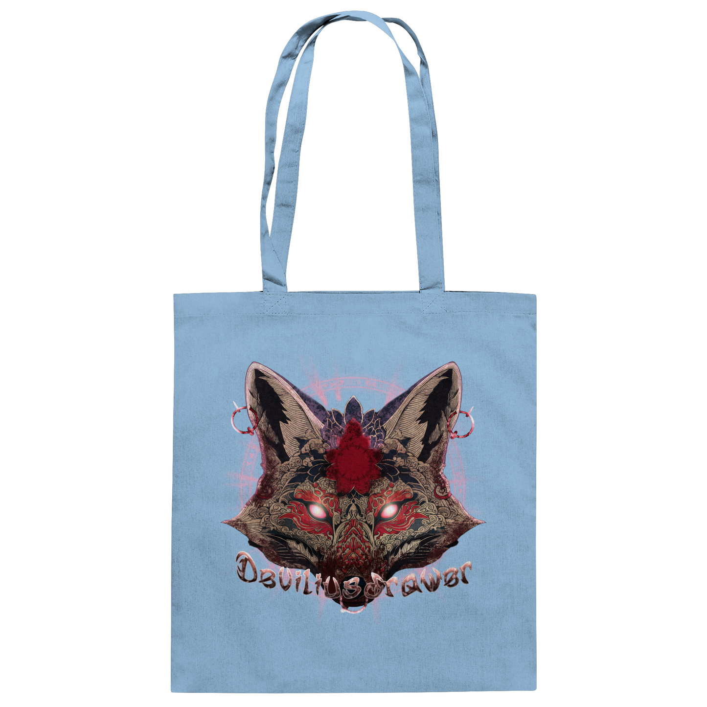 Deviliusdrawer Demon Kitsune - Baumwolltasche