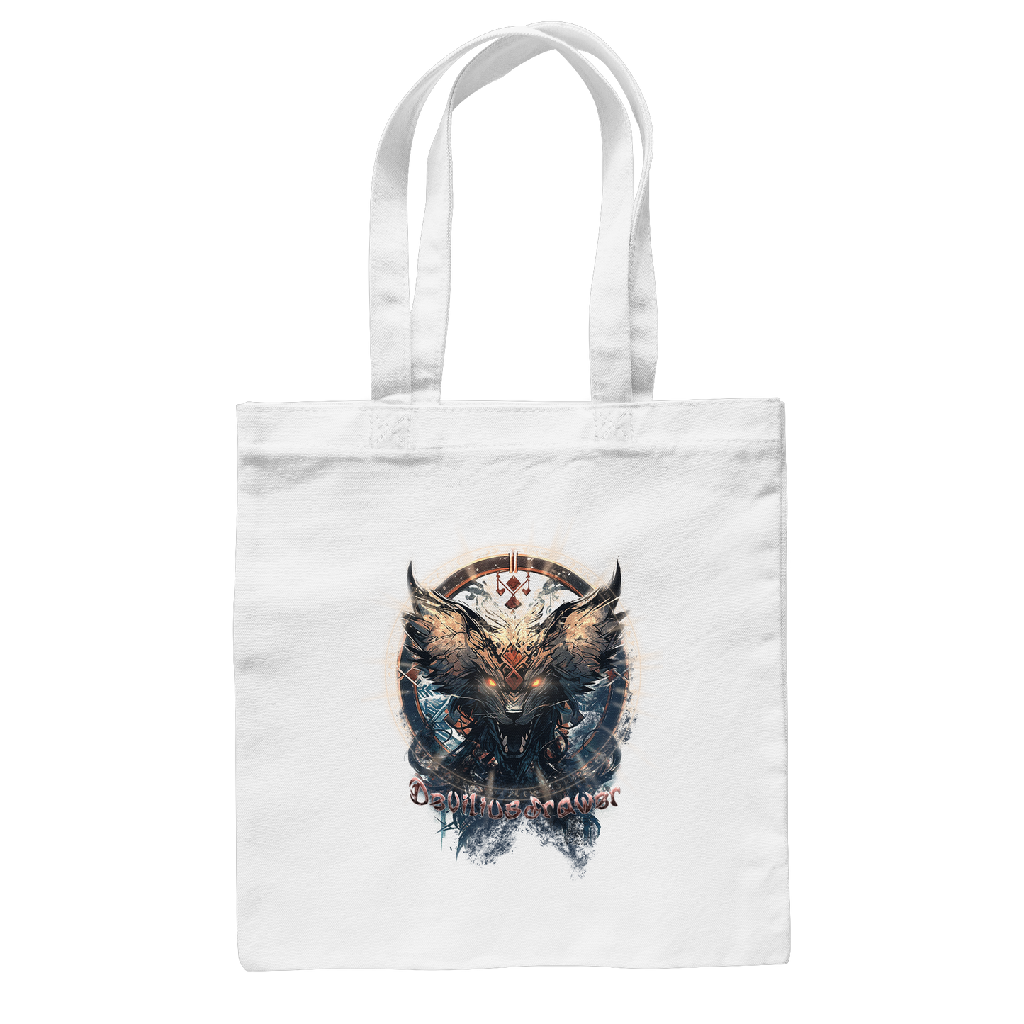 Deviliusdrawer Dark Magic Wolf - Baumwolltasche