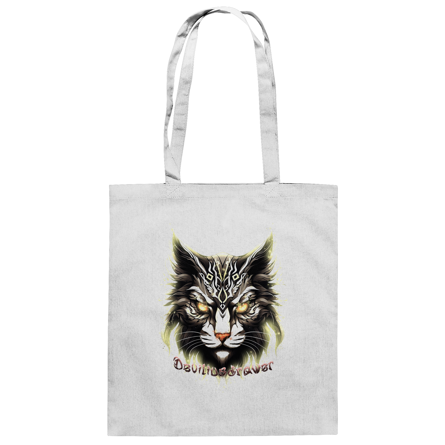 Deviliusdrawer Golden Cat - Baumwolltasche