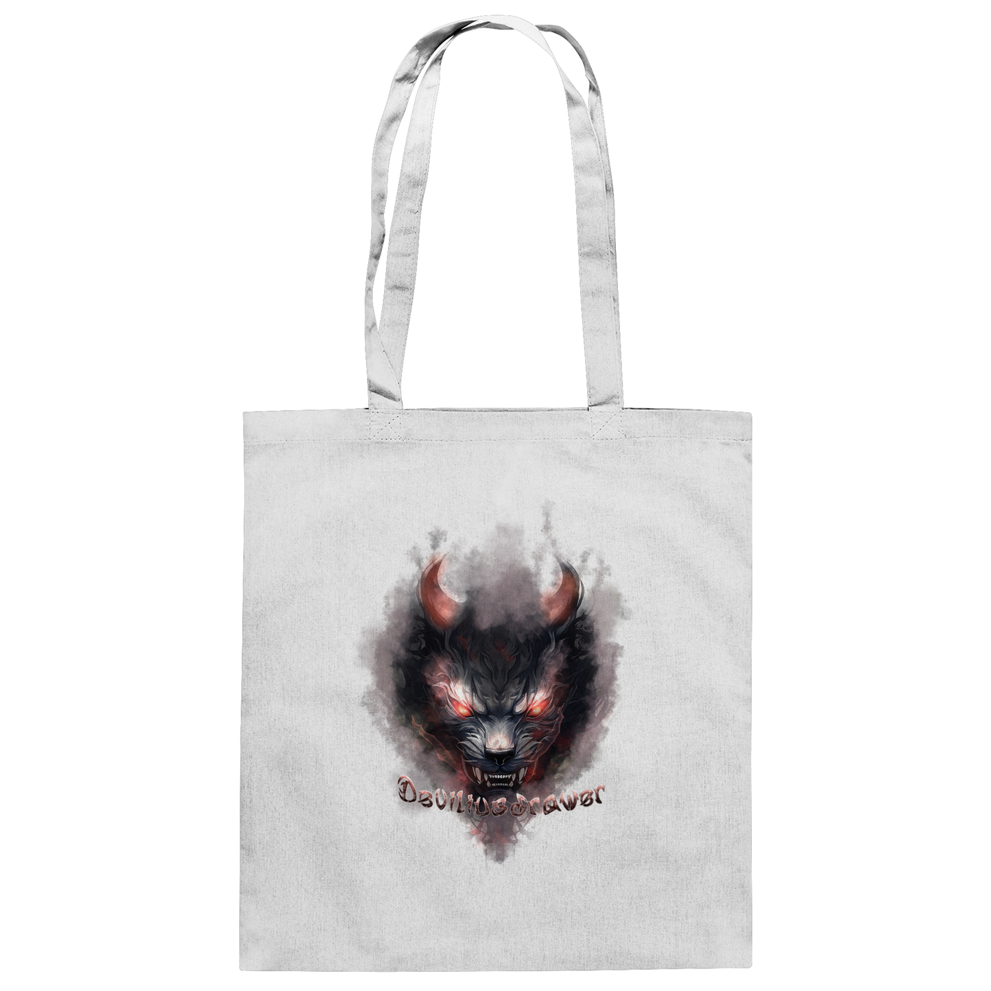 Deviliusdrawer Red Smoked Cat - Baumwolltasche