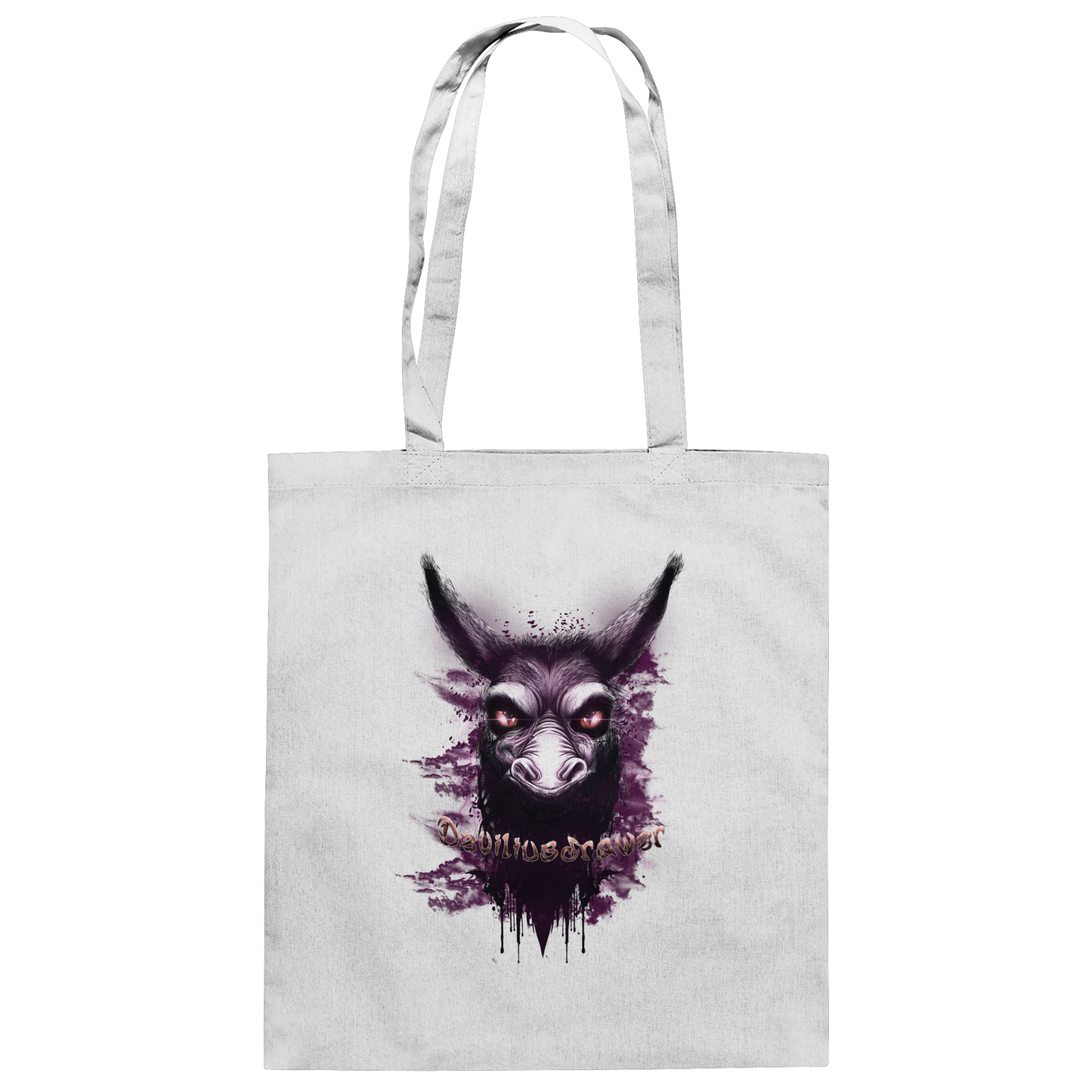Deviliusdrawer Purple Donkey - Baumwolltasche