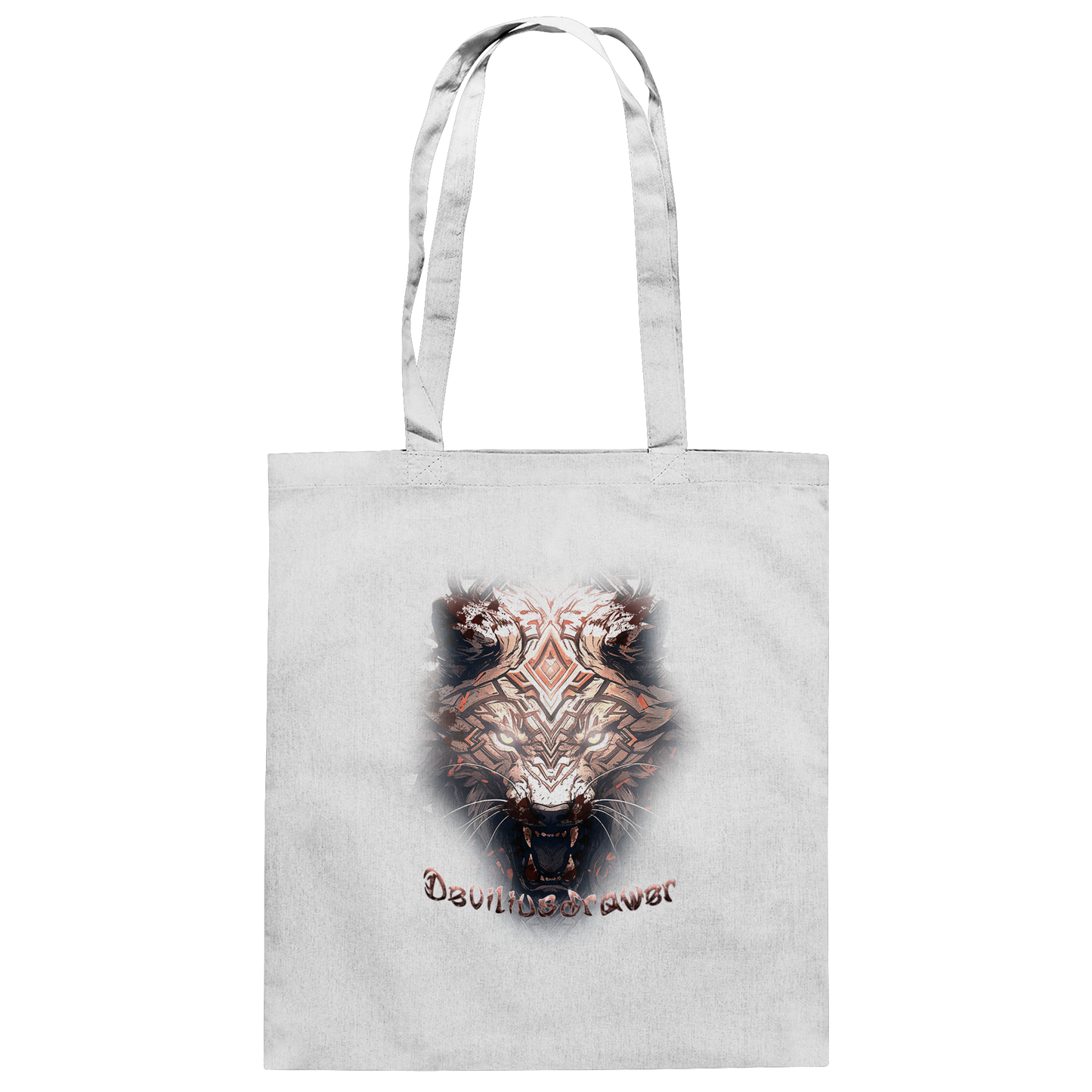 Deviliusdrawer Gold Metal Tiger - Baumwolltasche