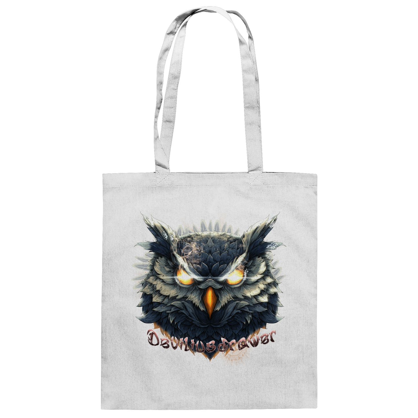 Deviliusdrawer Dark Fire Owl - Baumwolltasche