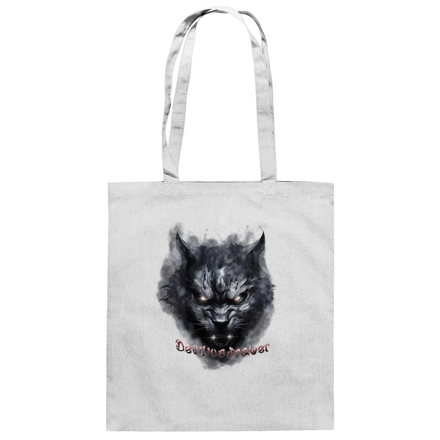 Deviliusdrawer Dark Beast Tiger  - Baumwolltasche