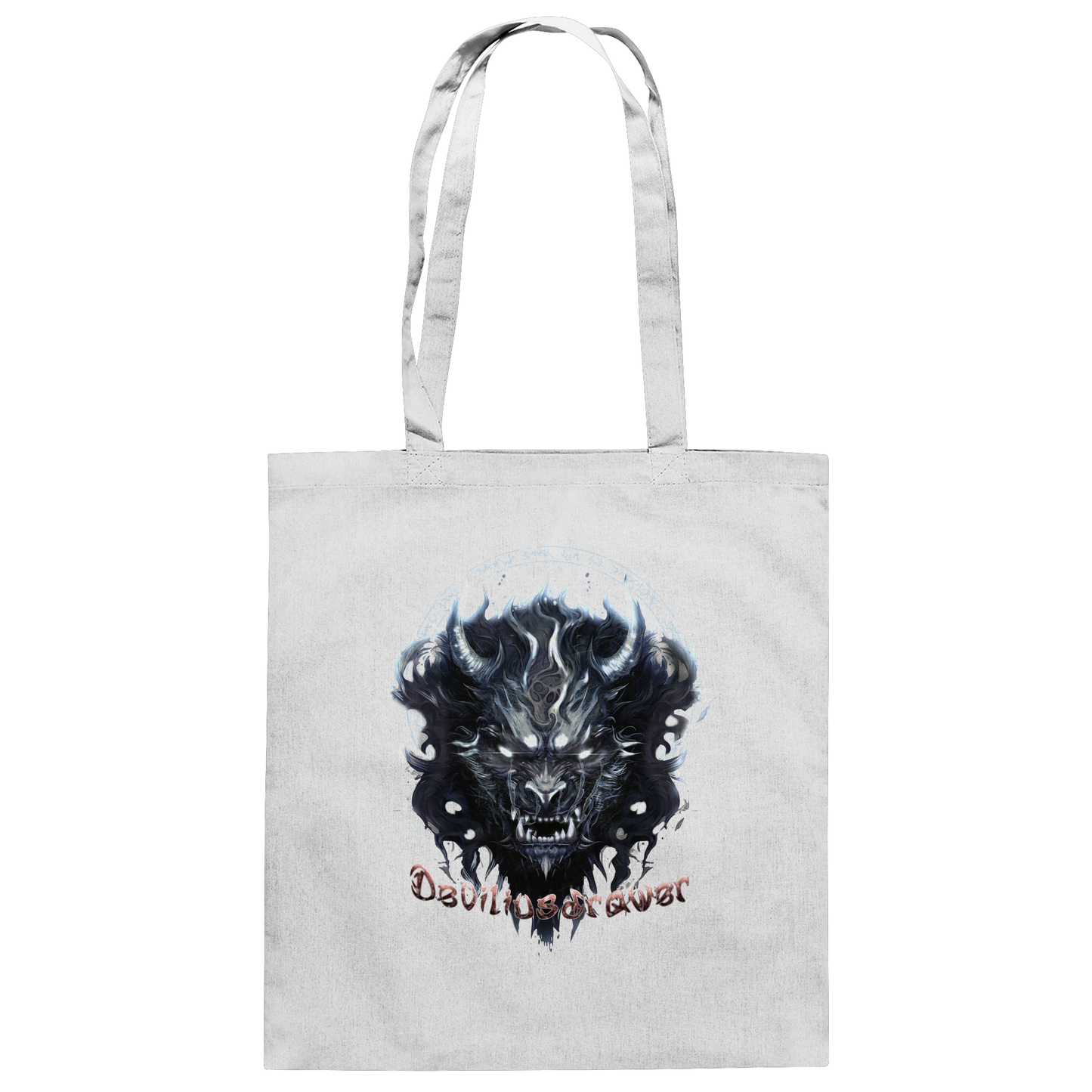 Deviliusdrawer Dark Wolf Mask - Baumwolltasche