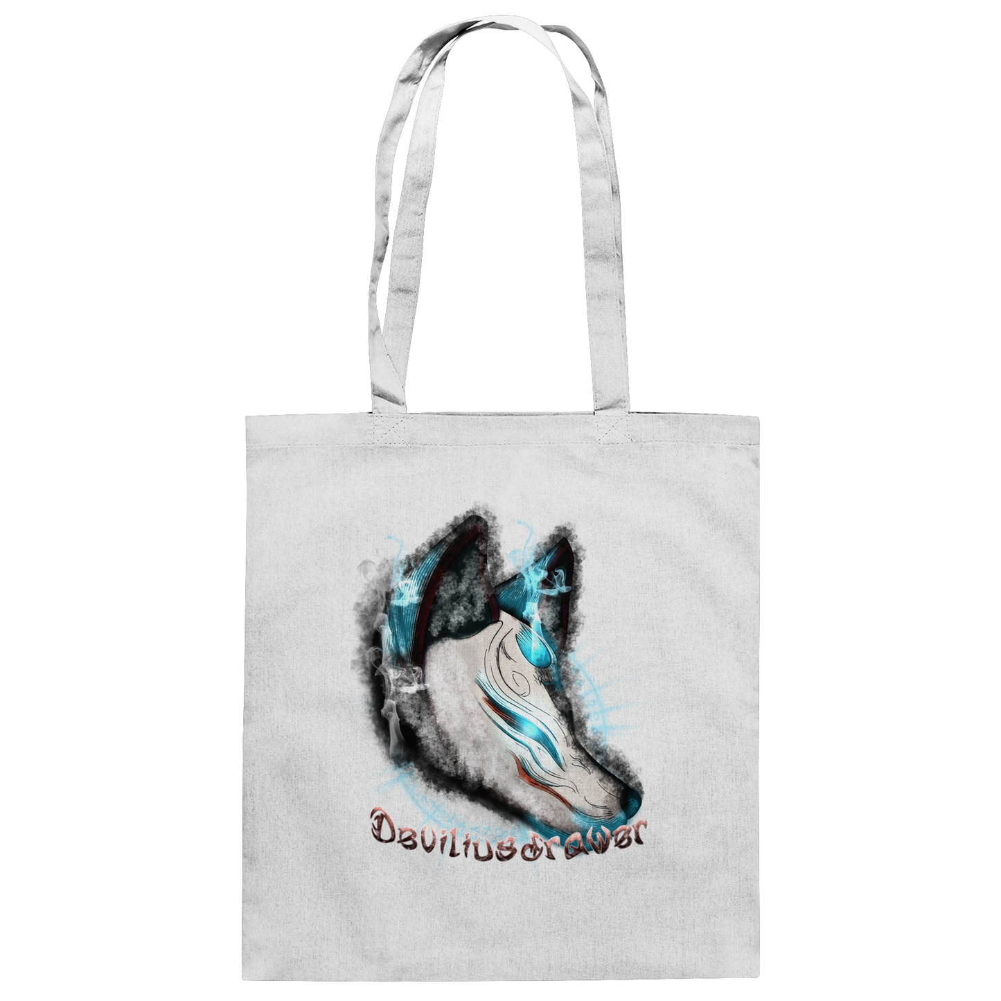 Deviliusdrawer Darkness Kitsune - Baumwolltasche