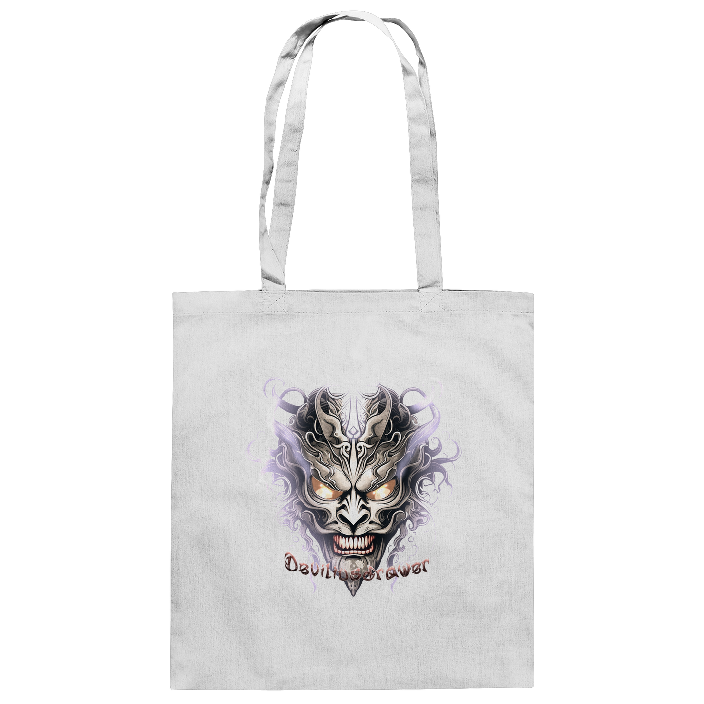 Deviliusdrawer Demon Mask Violet - Baumwolltasche