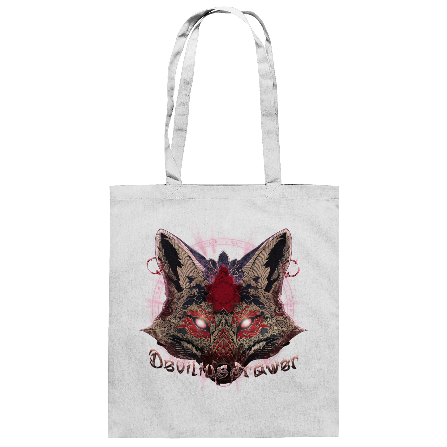 Deviliusdrawer Demon Kitsune - Baumwolltasche