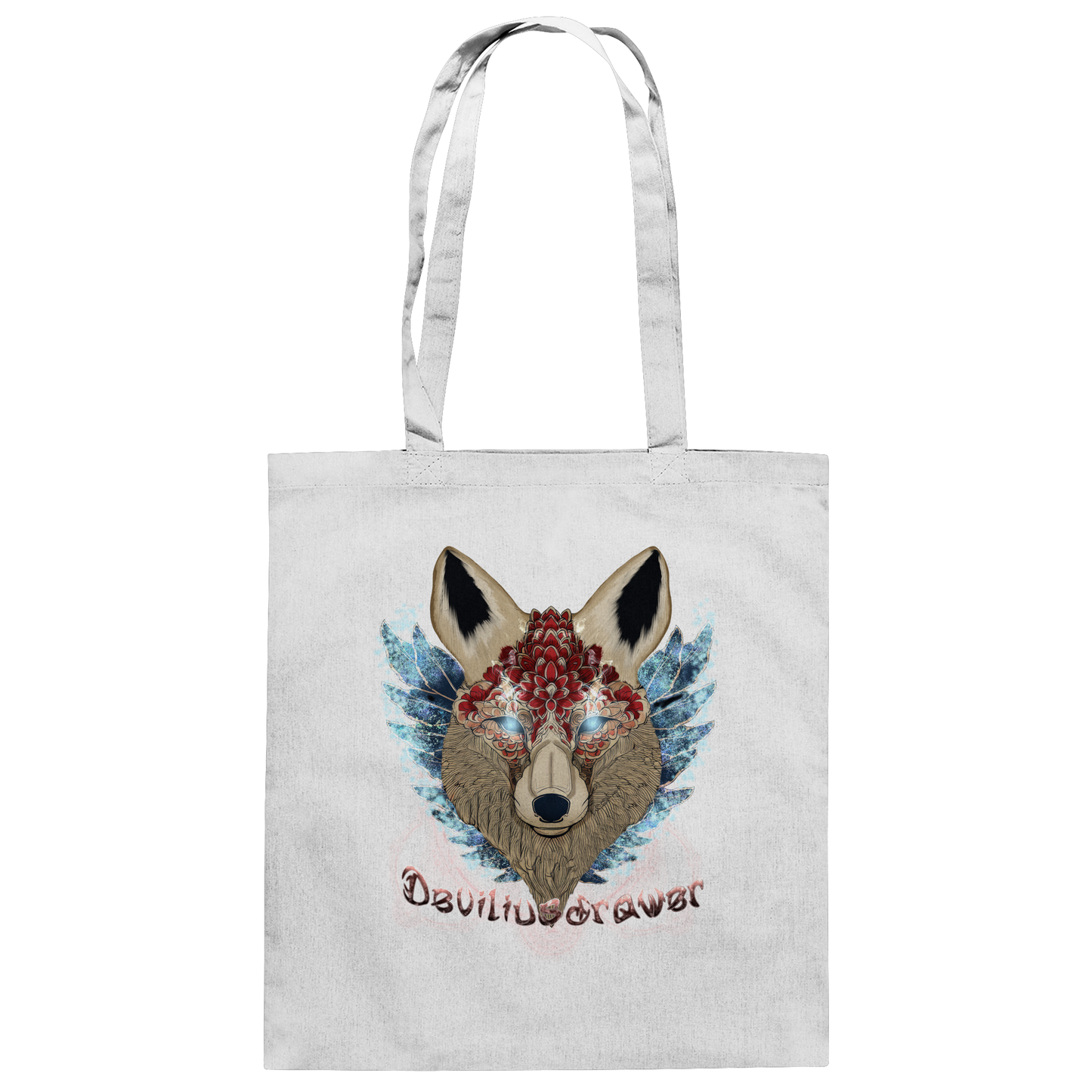 Deviliusdrawer Diamond Kitsune - Baumwolltasche