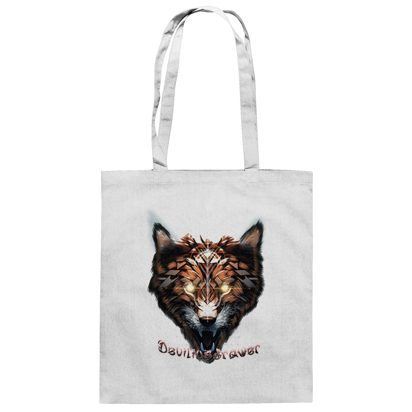 Deviliusdrawer Foxwolf - Baumwolltasche