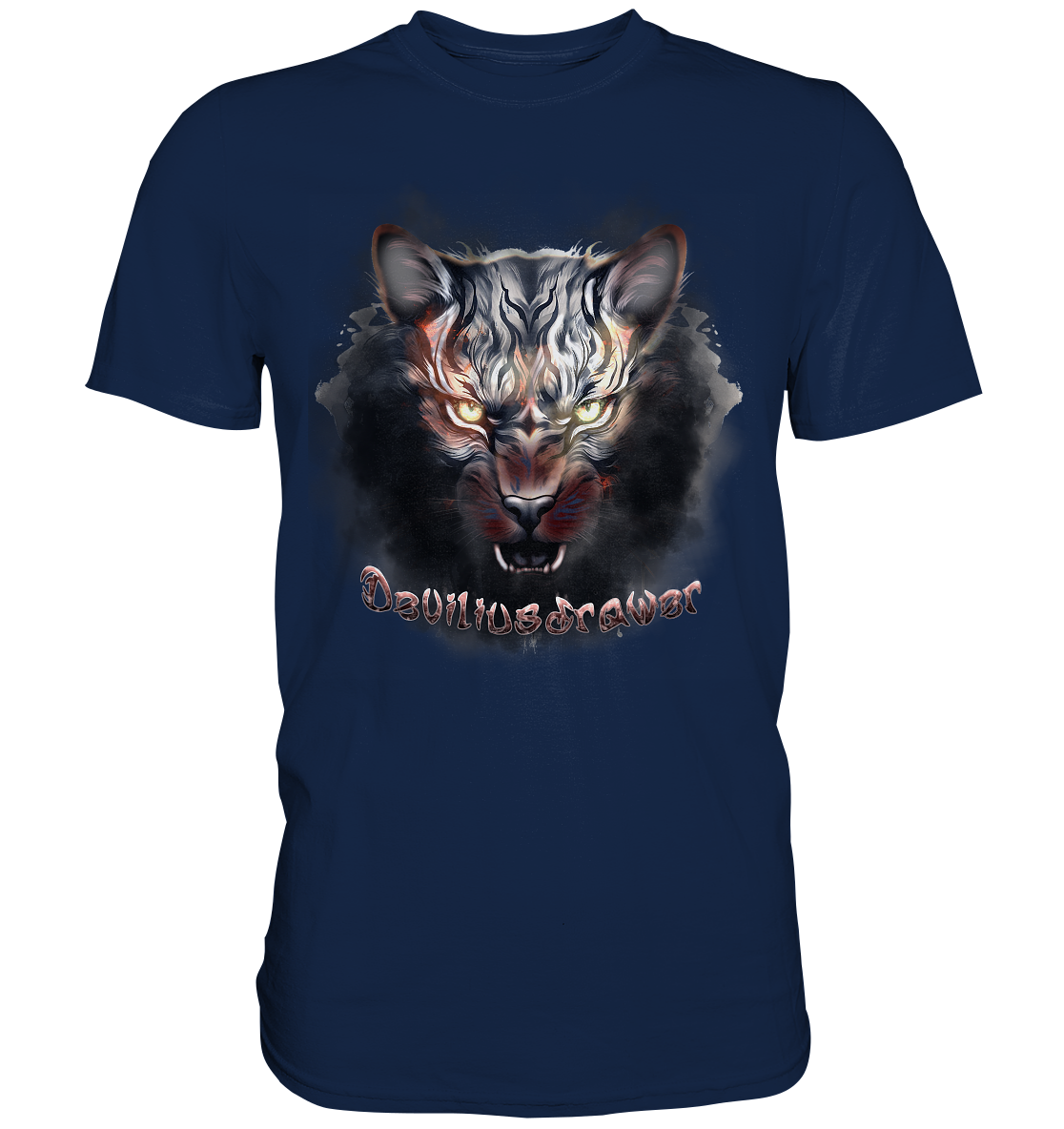 Deviliusdrawer Smoke Tiger - Classic Shirt