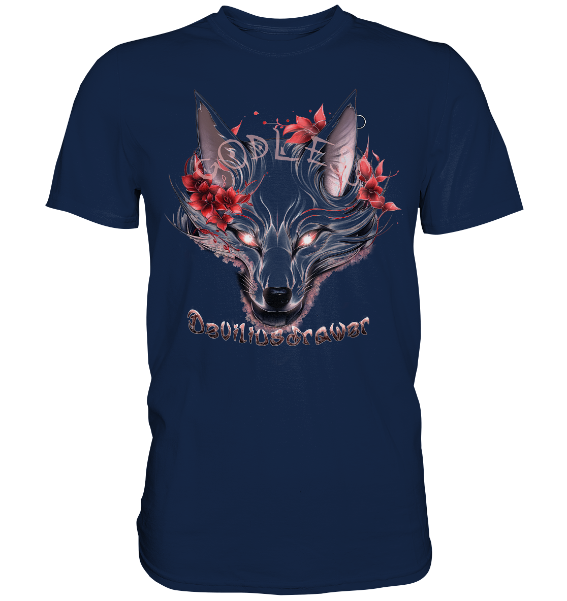 Deviliusdrawer Kitsune Wolf - Classic Shirt