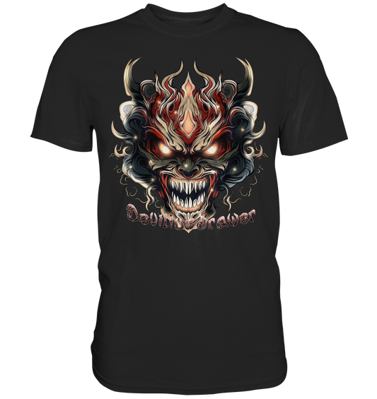 Couple Wear Evil Vamp Mask - Classic and Ladys Premium T-Shirt