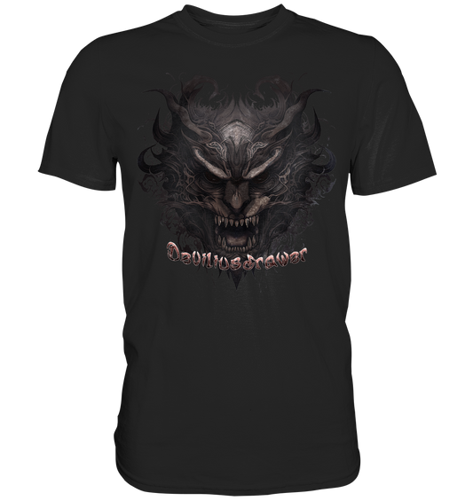 Couple Wear Devils Demon - Classic and Ladys Premium T-Shirt