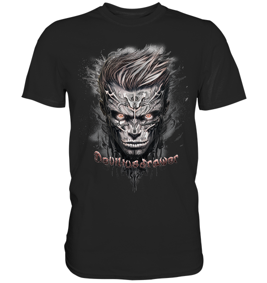 Couple Wear Cyborg Men - Classic and Ladys Premium T-Shirt