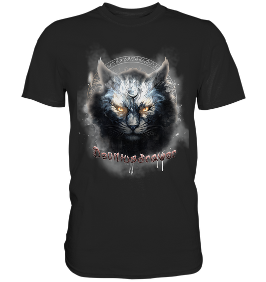 Couple Wear Mysthic Cat - Classic and Ladys Premium T-Shirt