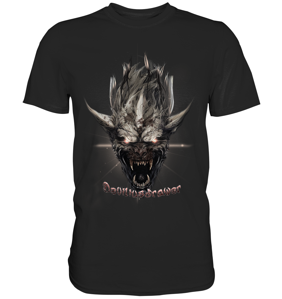 Couple Wear Beast Wearwolf - Classic and Ladys Premium T-Shirt